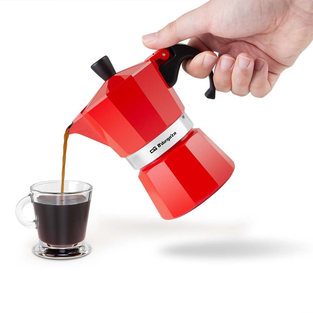 EAN 8435568404281 - Orbegozo KFR 340 cafetera manual Cafetera italiana Rojo imagen 7