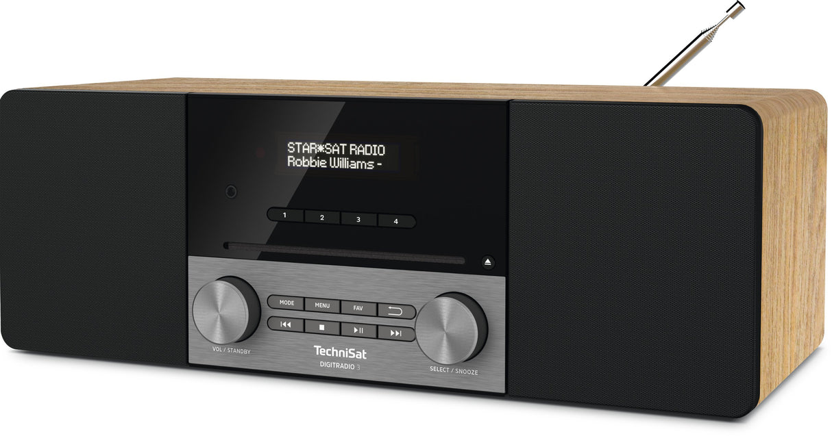 EAN 4019588339132 - TechniSat DIGITRADIO 3 Personal Analógico y digital Negro, Gris, Madera imagen 4