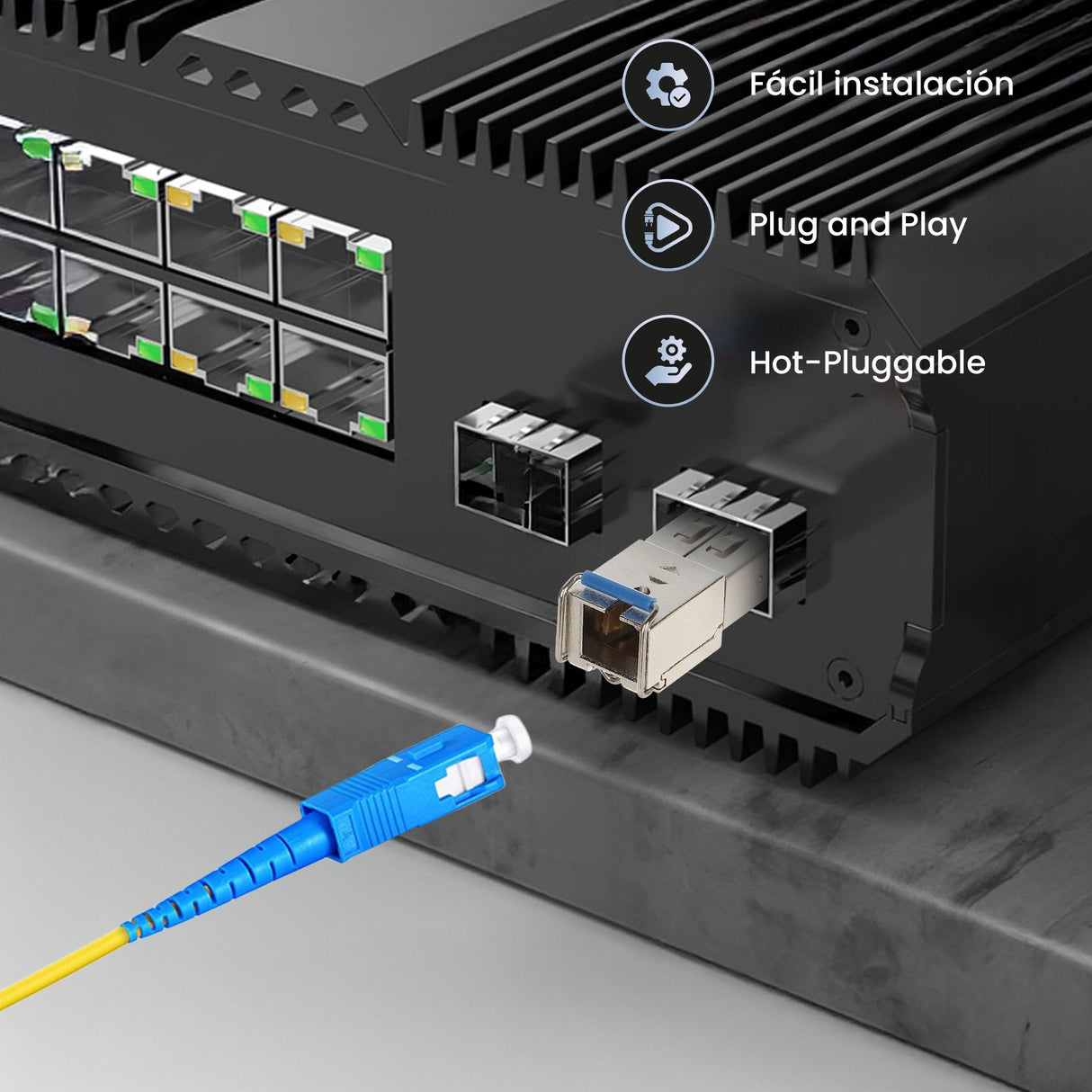Extralink Sfp 1.25g Sfp Wdm Módulo 1,25gbps, 1310/1550nm, Single Mode, 20km, Sc, Dom, Pair