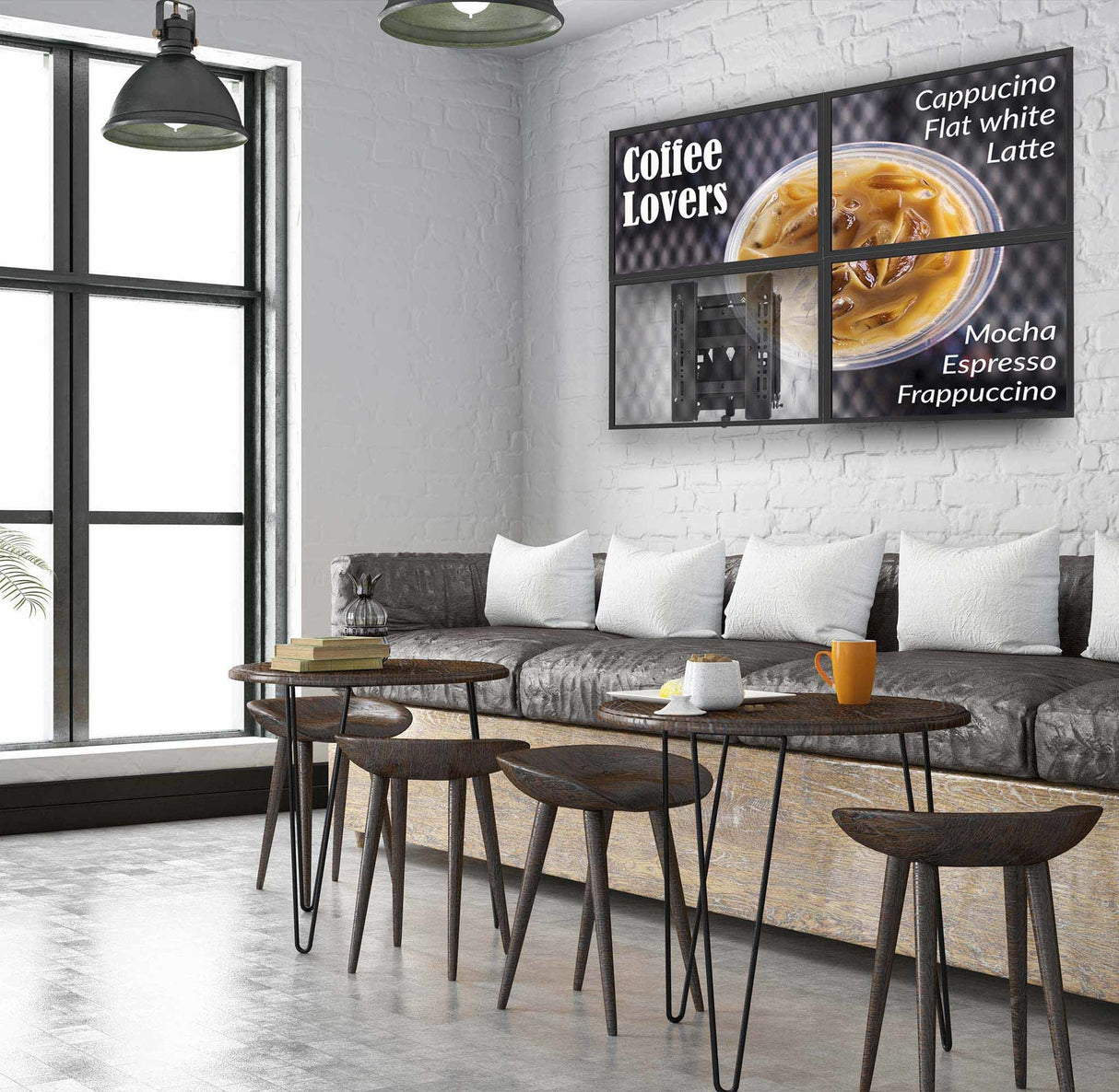 Edbak Vwpop40 Soporte Para Pantalla Mural De Vídeo