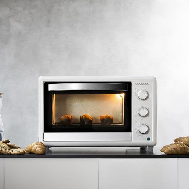 EAN 8435484038140 - Cecotec 03814 horno 30 L 1500 W Blanco imagen 3