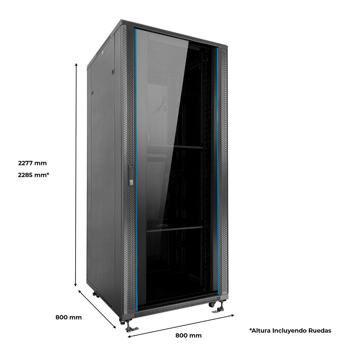 EAN 6940533543930 - aiten data AI8847 Rack o bastidor independiente Negro imagen 12