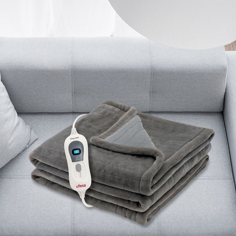EAN 8422160053962 - Ufesa Softy Fleece Manta eléctrica 120 W Gris imagen 2