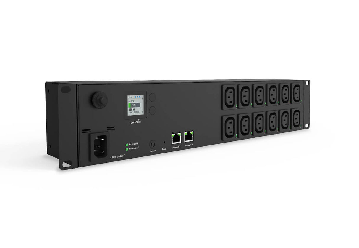 Pdu 2u Regleta Alimentaci N Inteligente Gesti N Cloud Programaci N Consumos Protecci N Sobretensiones Alertas 12 Salidas C13