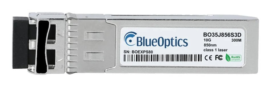 Blueoptics Packetlight Sl111 Blueoptics Bo35j856s3d Sfp+ Transceiver, 10gbase-Sr, Multimode Fiber, 850nm, 300m