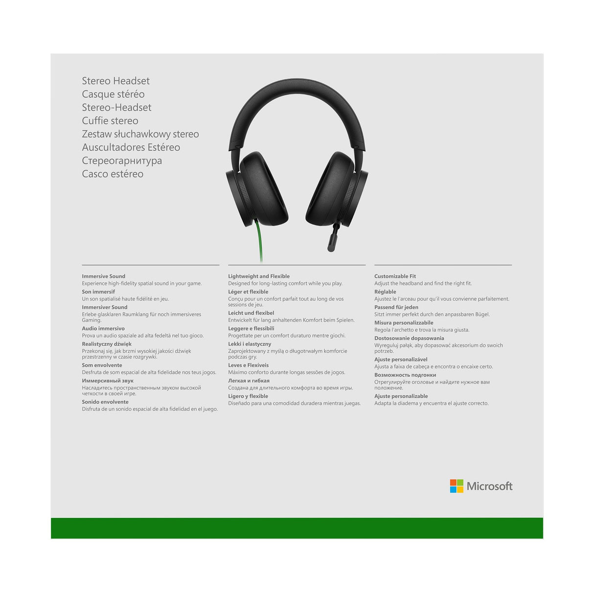 Auriculares Xbox Stereo Gaming Microsoft