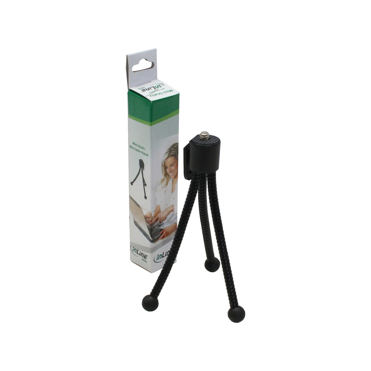 Mini Trípode Inline Para Cámaras Digitales 11,5 Cm