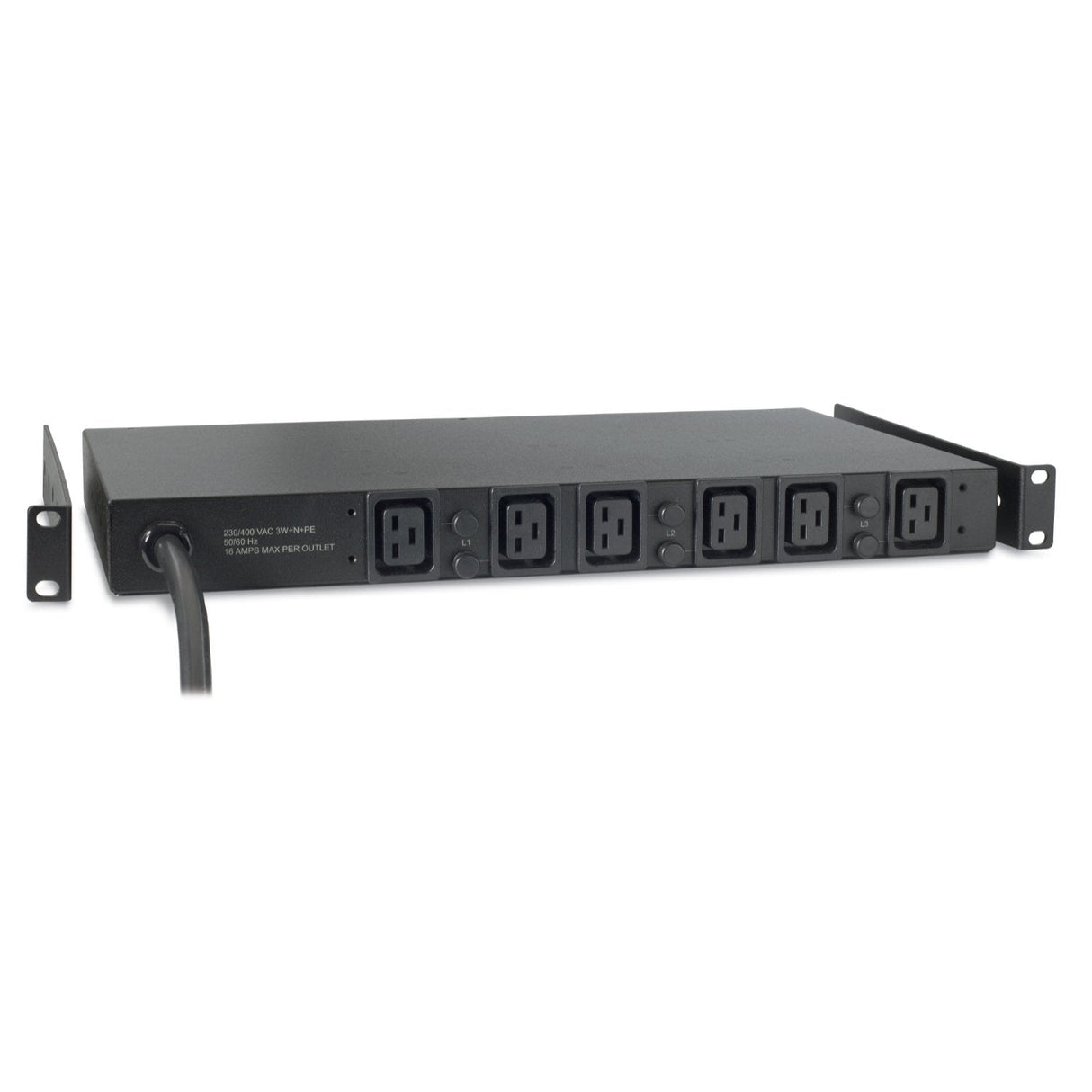 Apc Basic Rack Pdu Unidad De Distribución De Alimentación (Montaje En Bastidor) Ca 208 V Trifásico Input: Hubbell Cs8365c Conectores De Salida: 6 (Iec 60320 C19) 1u 2.4 M Cable Para P/N: Smtl1000rmi2uc Smx1000c Smx1500rm2uc Smx1500rm2uc