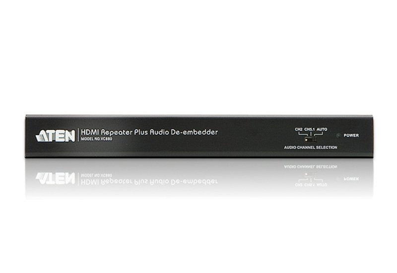 EAN 4710423772625 - ATEN VC880-AT-G extensor audio/video Repetidor de señales AV Negro imagen 3