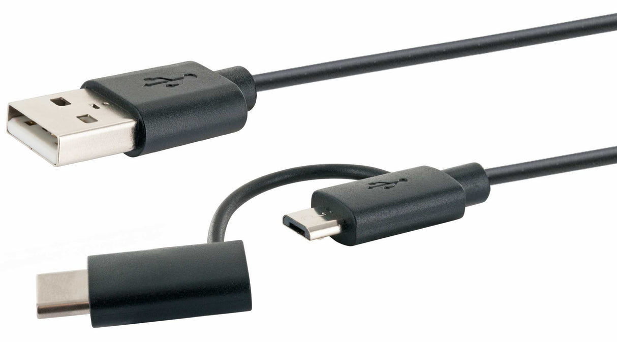 EAN 4004005021325 - Schwaiger CK 3112 cable USB USB 2.0 1 m USB A Micro-USB B Negro imagen 4