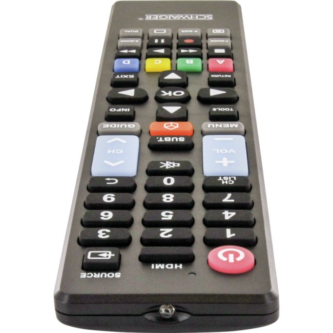 Mando A Dimancia Schwaiger 5 En 1 Preprogramado Negro