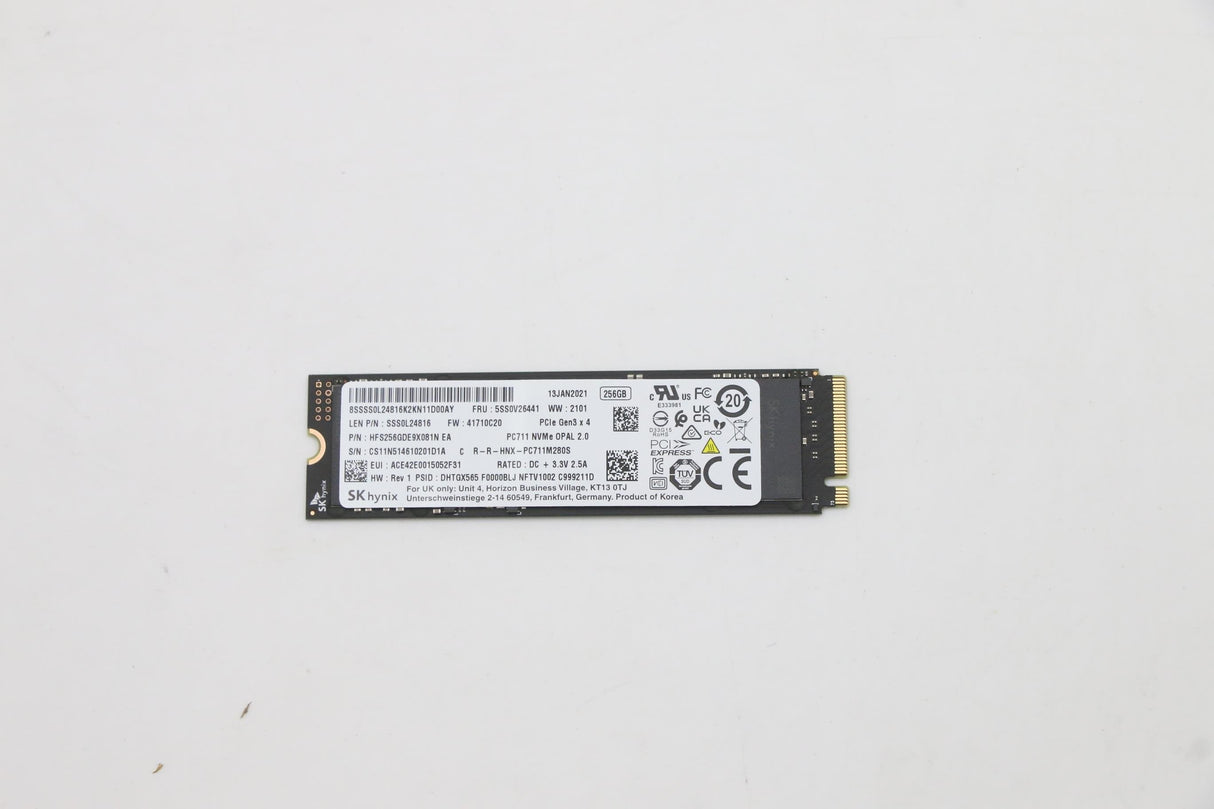 EAN 5704174265788 - Lenovo 5SS0V26441 unidad de estado sólido 256 GB M.2 PCI Express 3.0 imagen 1