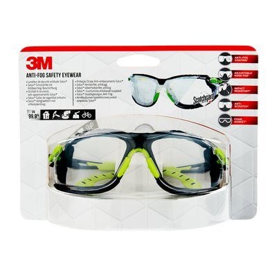 Gafas De Seguridad Antivaho Solus 1000 S1cg-1 3m 7100331526