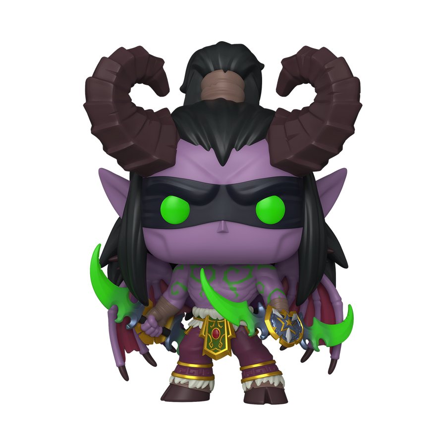 Funko Pop Illidan 1101 - World Of Warcraft Opción Chase Aleatoria - 889698861083
