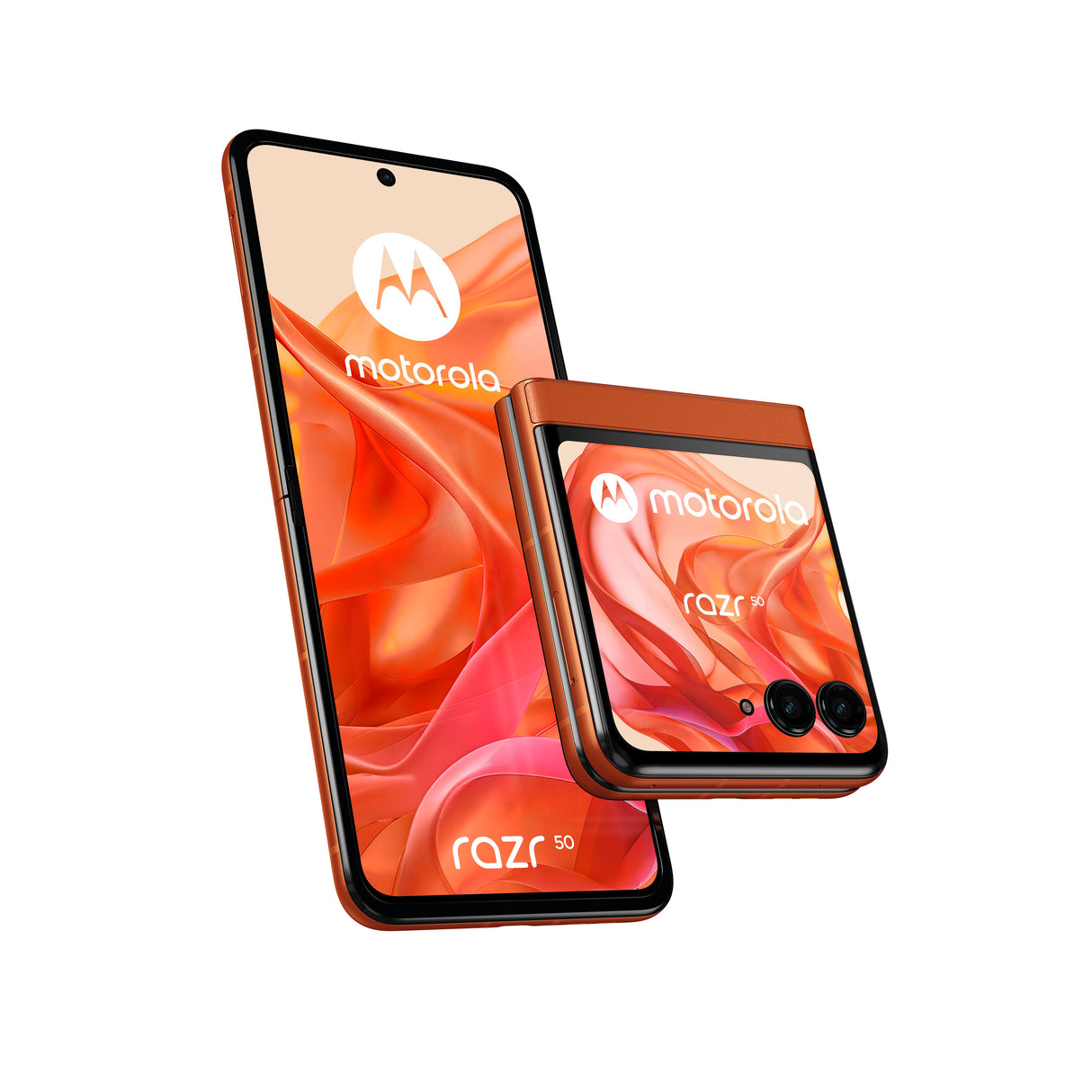 EAN 0840023261985 - Motorola razr 50 17,5 cm (6.9") SIM doble Android 14 5G USB Tipo C 8 GB 256 GB 4200 mAh Naranja imagen 1