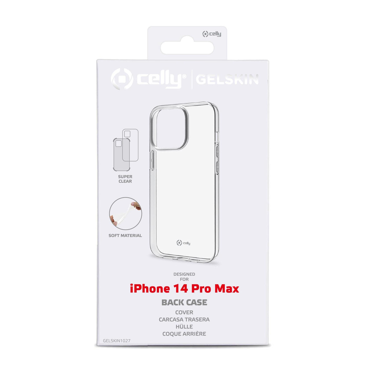 EAN 8021735196839 - Celly Gelskin funda para teléfono móvil 17 cm (6.7") Transparente imagen 2