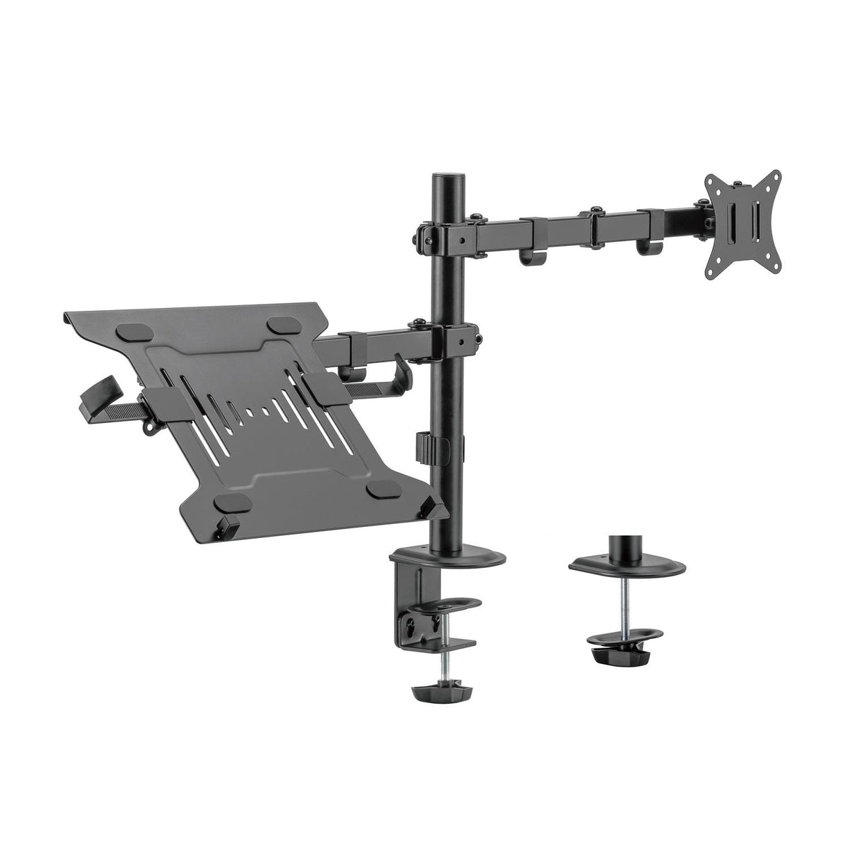 Aisens Soporte De Mesa Giratorio E Inclinable Para Portatil Y Monitor/Tv 9kg De 17-32" - Negro