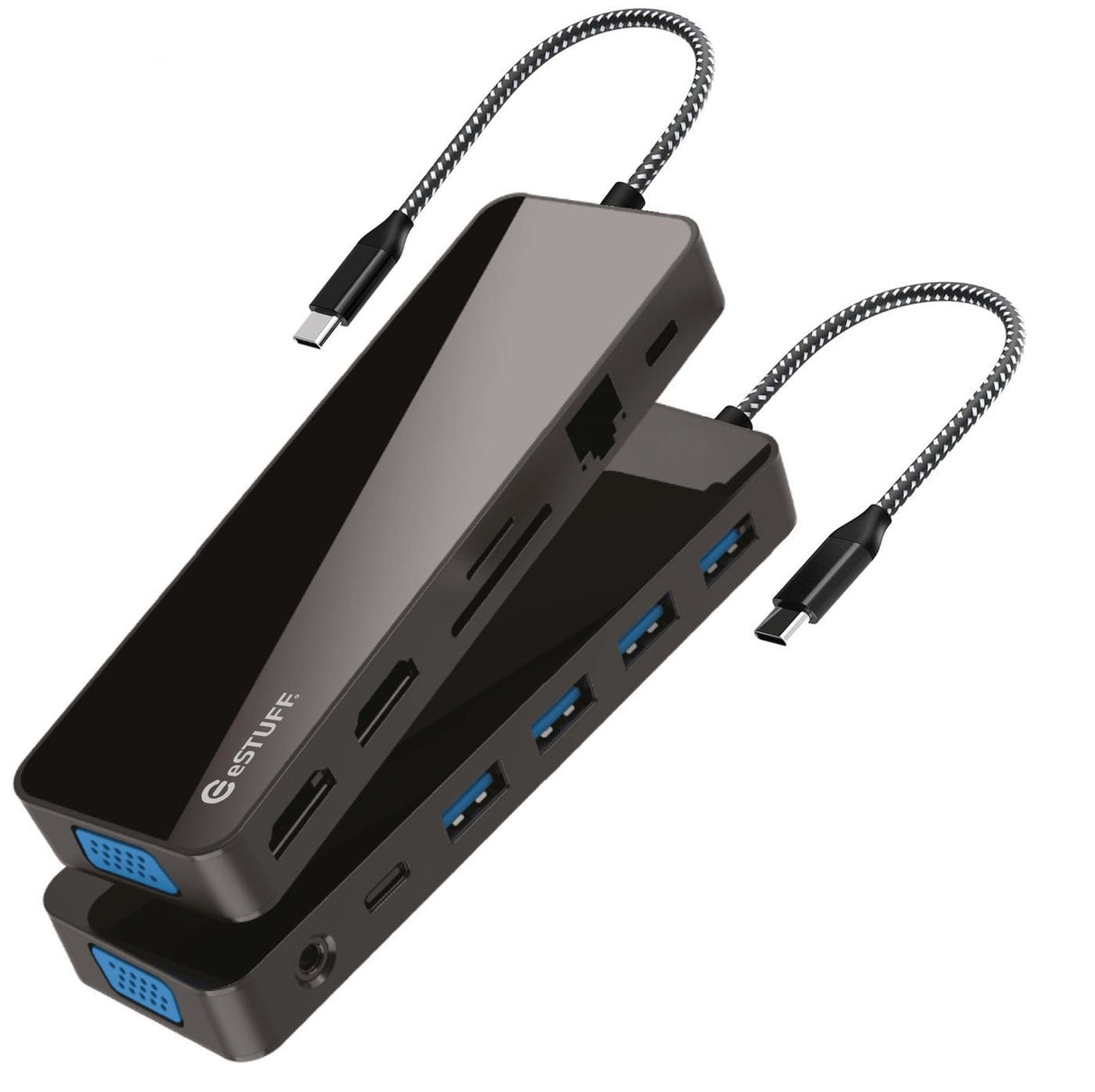 Gearlab Glb235470 Base Para Portátil Y Replicador De Puertos Negro