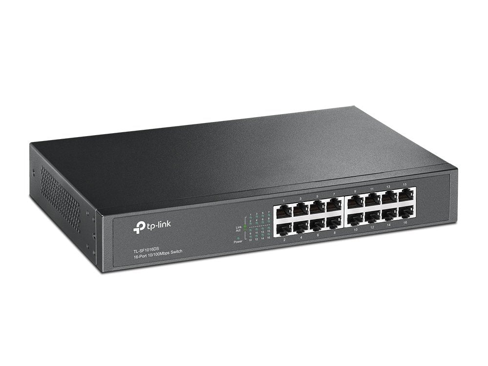 EAN 0845973020880 - TP-Link TL-SF1016DS No administrado Fast Ethernet (10/100) Negro imagen 2