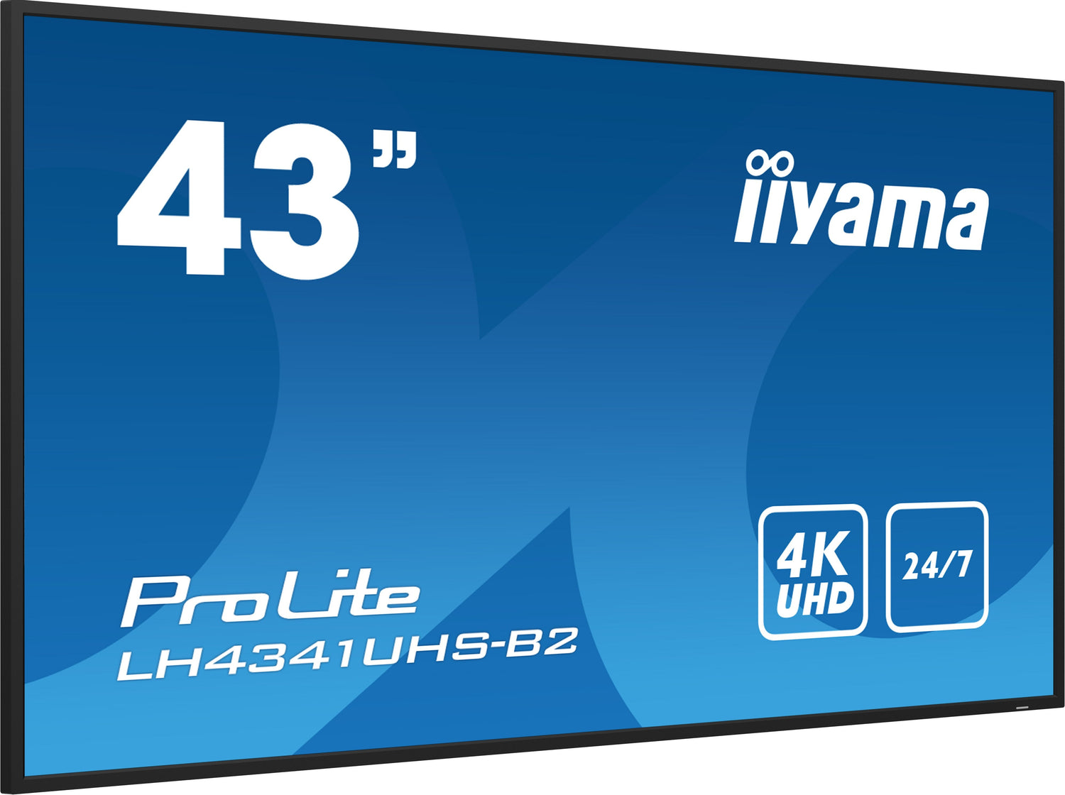 Television Iiyama Lh4341uhs-B2 (43") Negro Brillante