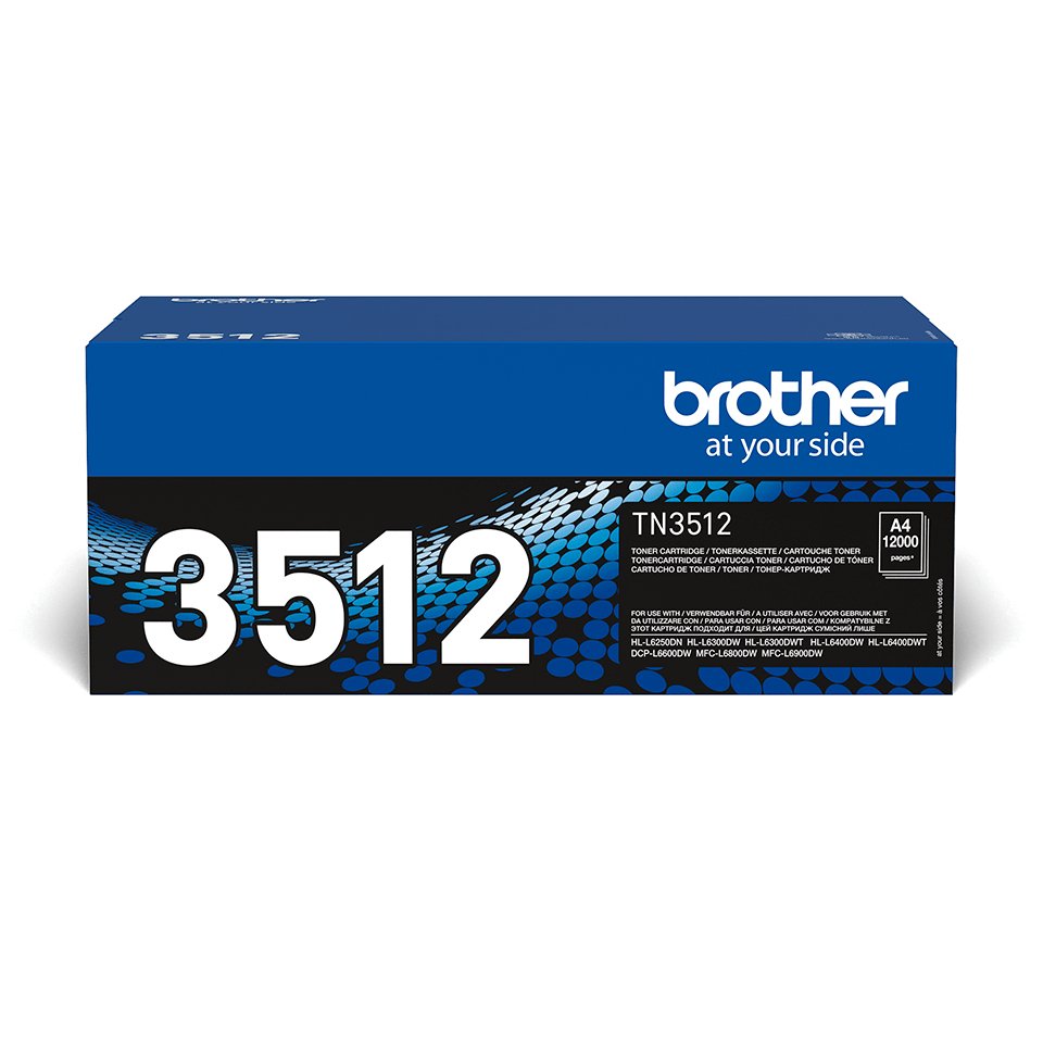 EAN 4977766755665 - Brother TN-3512 cartucho de tóner 1 pieza(s) Original Negro imagen 1