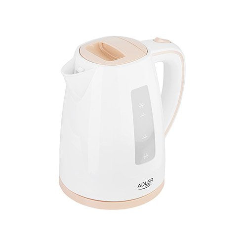 EAN 5902934830928 - Adler AD 1264 tetera eléctrica 1,7 L 2200 W Avellana, Blanco imagen 2