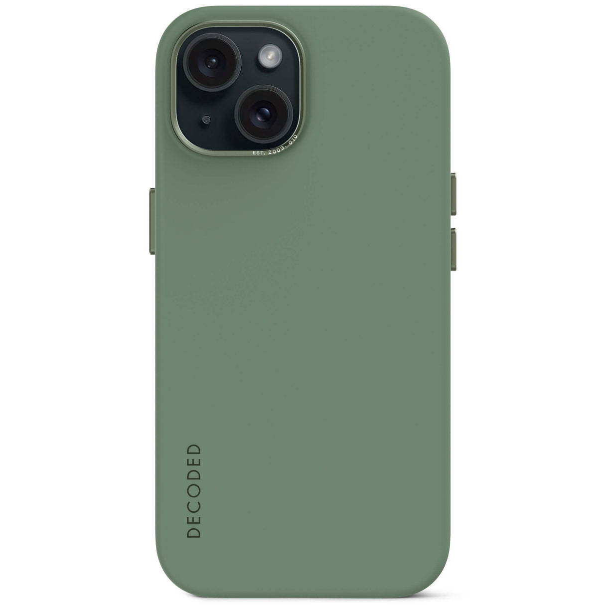 Decoded Antimicrobial Silicone Backcover Ip 15 Plus Sage Leaf