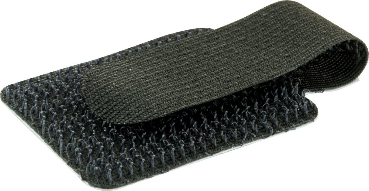 Schwaiger Clip De Pared Con Velcro 90x12x2mm Negro 10 Piezas