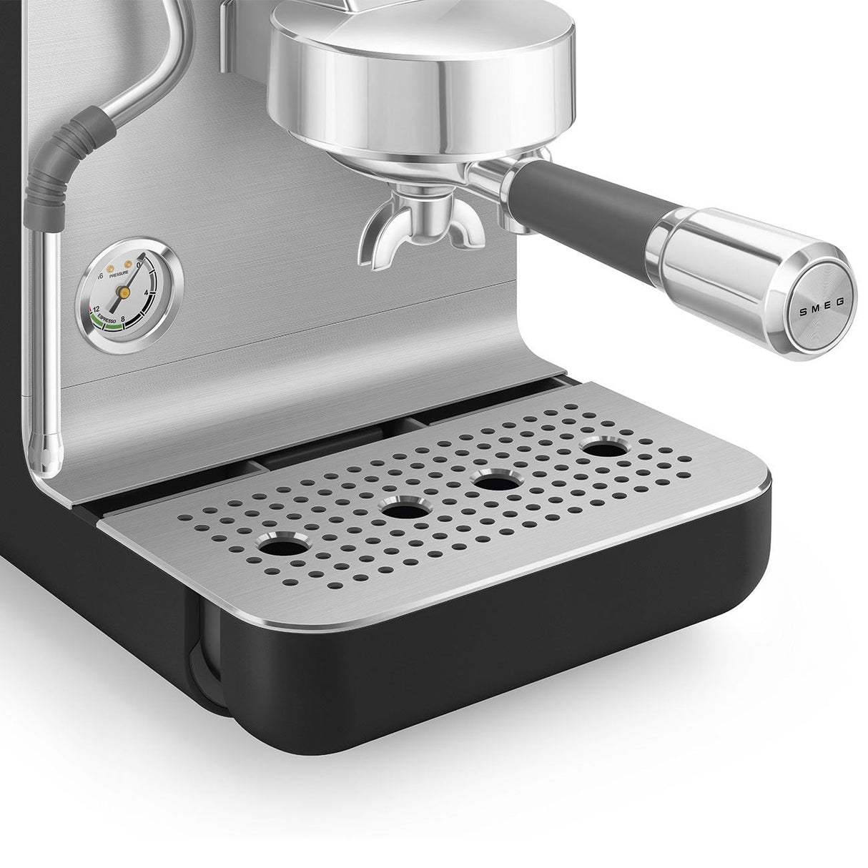 Cafetera Smeg Espresso Colección Negra Emc02blmeu