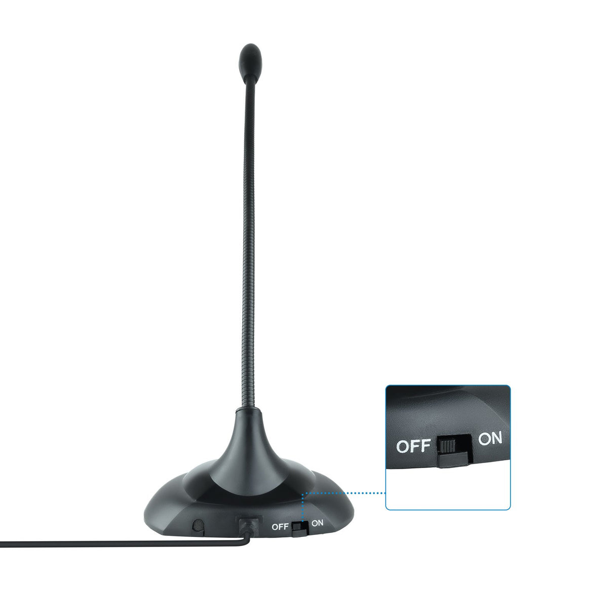 EAN 8433281009981 - TooQ TQMM-213 micrófono Negro Micrófono para ordenador portátil imagen 3