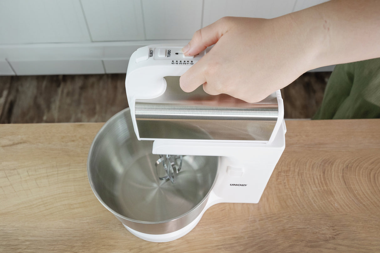 Unold Hand Blender Con Mixing Bowl Hannah White Silver (78720)