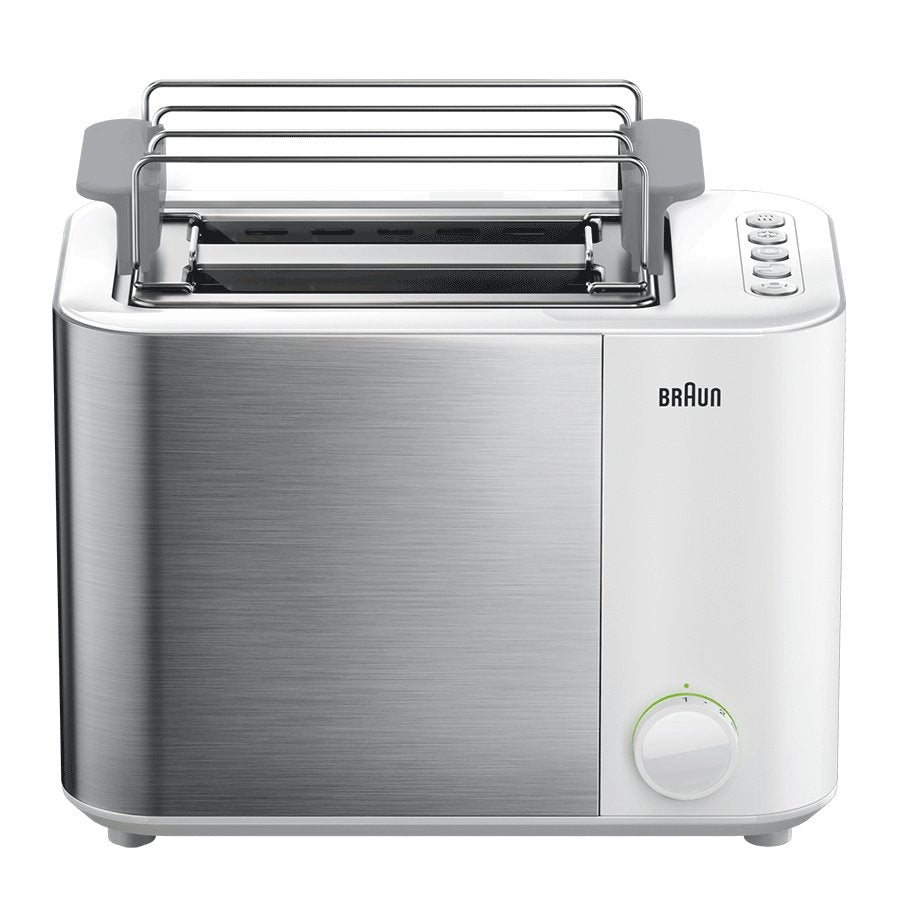 Tostadora Braun Grille-Pain Ht5015wh 13 2 Rebanada(S) 1000 W Gris, Blanco