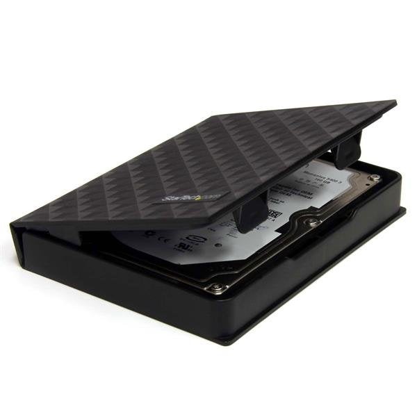 Startech.Com Paquete De 3 Cubiertas Protectoras Funda De Plástico Disco Duro De 2 5in Pulgadas Forro Negro Funda Protectora Para Disco Duro Negro (Paquete De 3) Para P/N: Sateraser4 Sdock1eu3p2 Sdock2eru33 Sdock2u33v Sdock4u313 Usb31c2sat