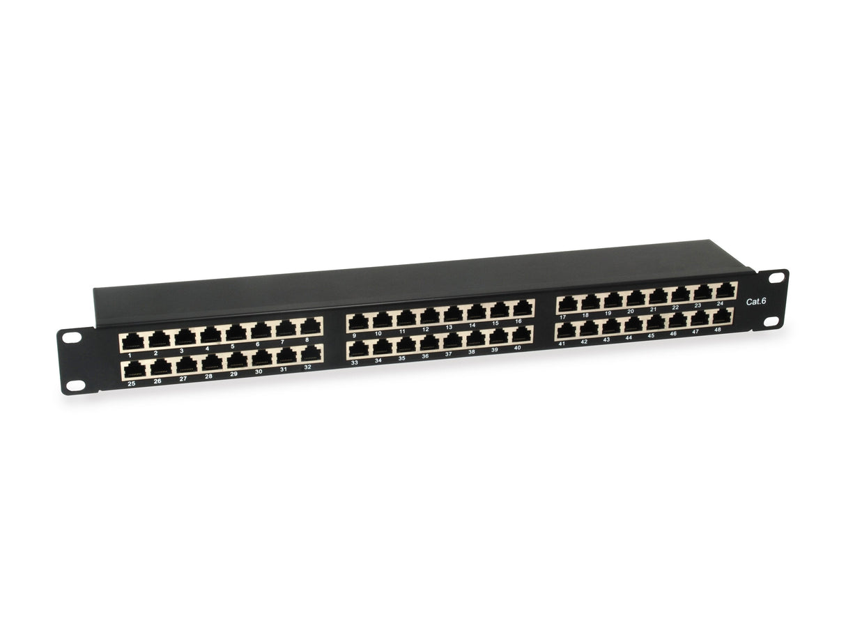 Equip Patchpanel 48x Rj45 Cat6 19" 1he Negro