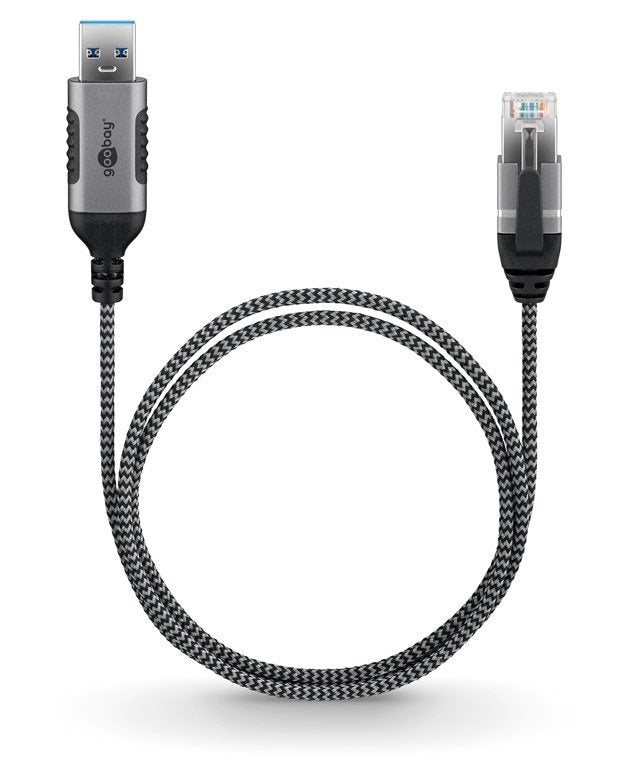 EAN 4040849743962 - Goobay 74396 cambiador de género para cable USB 3.0 type A RJ45 Negro, Plata imagen 5