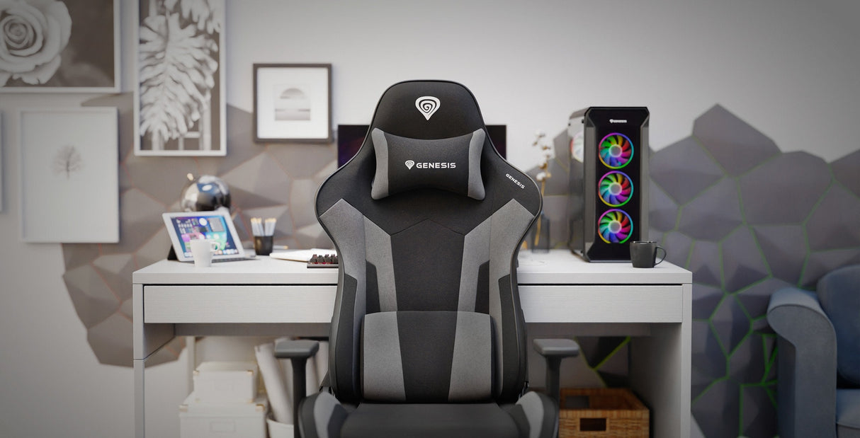 Silla Gaming Genesis Nitro 720 Gaslift 4 150kg Negro-Gris