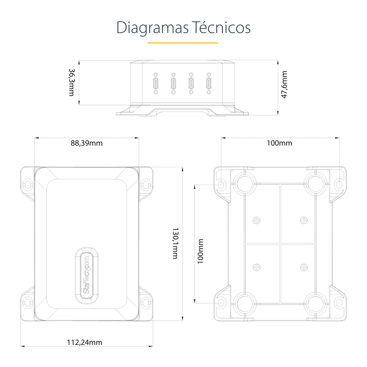 EAN 0065030919654 - StarTech.com 424DEU-USB-C-CHARGER cargador de dispositivo móvil Universal Gris Corriente alterna Carga rá imagen 22