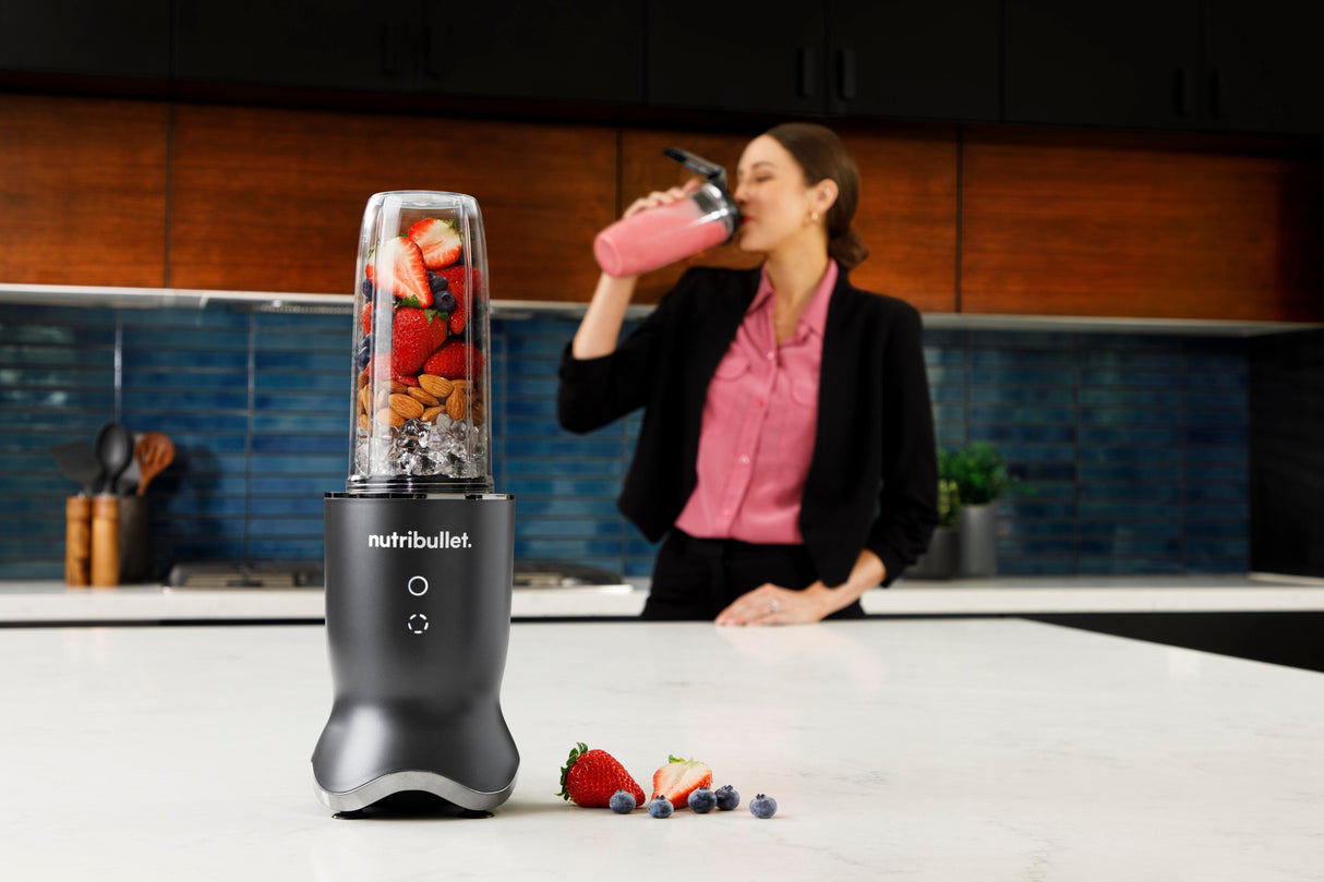 Batidora De Vaso Nutribullet Nb1206dgcc 900 L 1200w Gris Oscuro