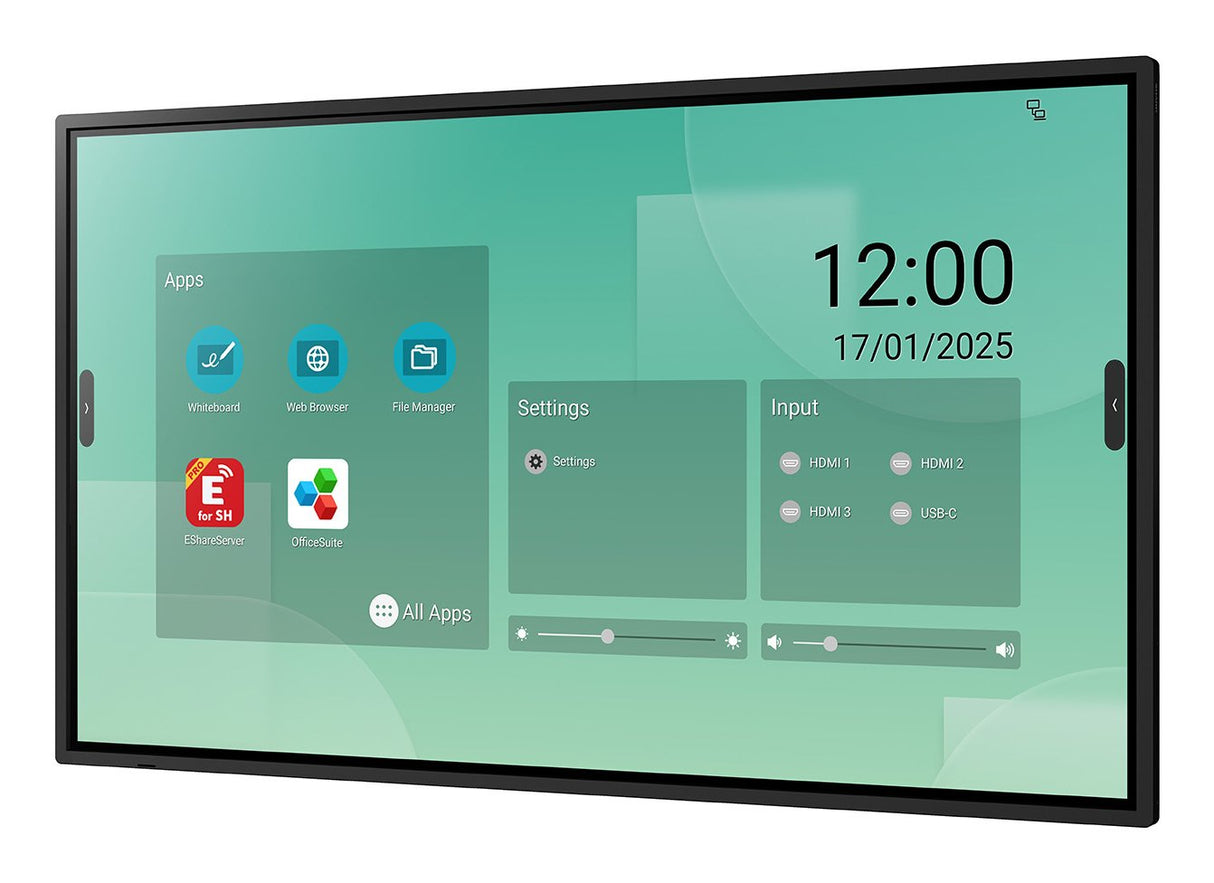 139,7 Cm (55") 3840 X 2160 Pixel Sharp 60006142 16:9 4k Ultra Hd Va 8 Ms 60 18 7 Hdmi Usb-Hub Lan Wifi Speaker Android 14