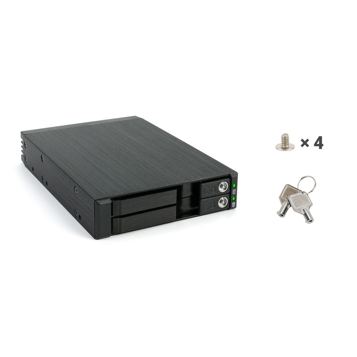 EAN 4250273425123 - Fantec MR-25DUAL Carcasa de disco duro/SSD Negro imagen 4