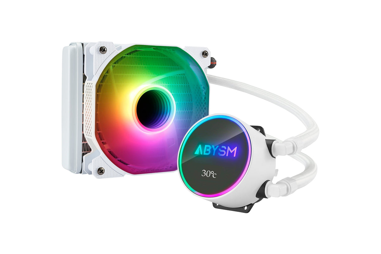 Abysm Artic White 120 Argb Kit Refrigeración Líquida 120mm