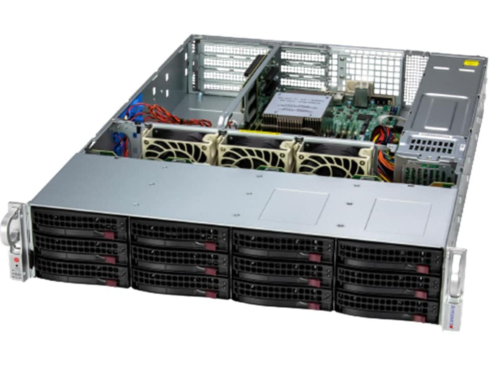 EAN 672042896110 - Supermicro AS-2015SV-WTNRT servidor barebone Bastidor (2U) Negro imagen 1