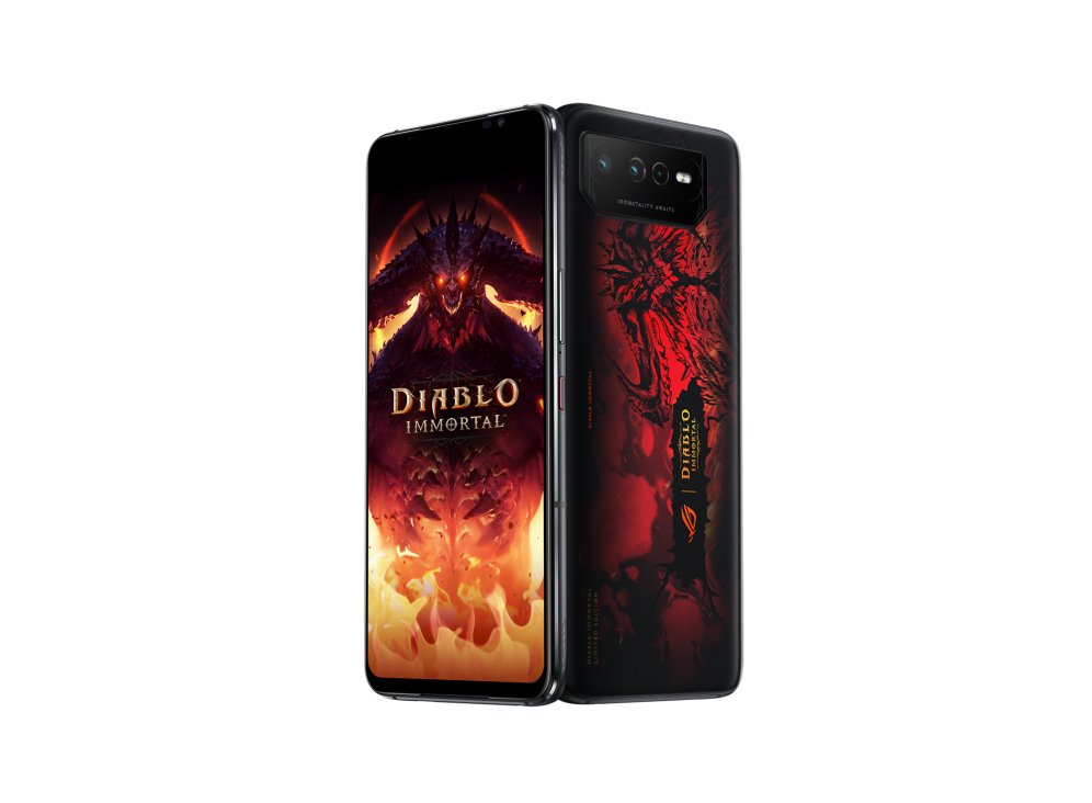Asus Rog Phone 6 Diablo Immortal Edition 17,2 Cm (6.78") Sim Doble Android 12 5g Usb Tipo C 16 Gb 512 Gb 6000 Mah Negro, Rojo