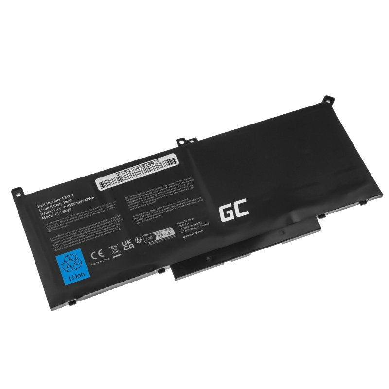 Bateria Green Cell F3ygt Para Dell Latitude 7280 7290 7380 7490 7.6v 6200mah