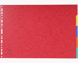 Exacompta Separadores Nature Future Cartulina Lustrada 400gr 5 Posiciones A3 Colores