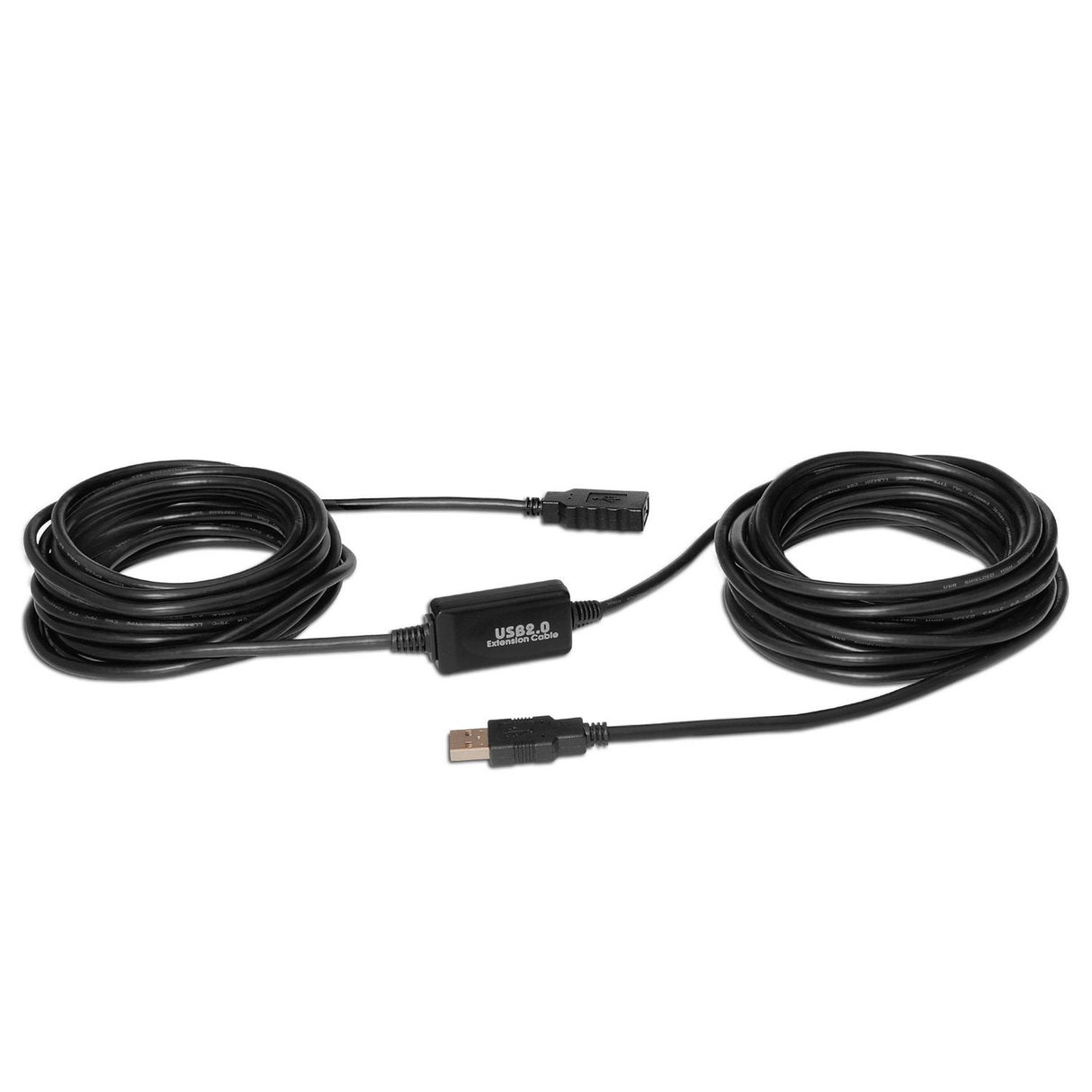 Aisens Cable Extension Usb 2.0 Con Amplificador - Tipo A Macho A Hembra - 15m - Negro