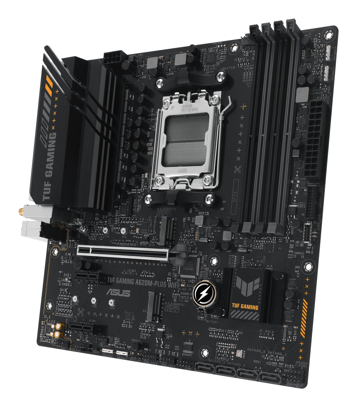 EAN 4711387164266 - ASUS TUF GAMING A620M-PLUS WIFI AMD A620 Zócalo AM5 micro ATX imagen 4