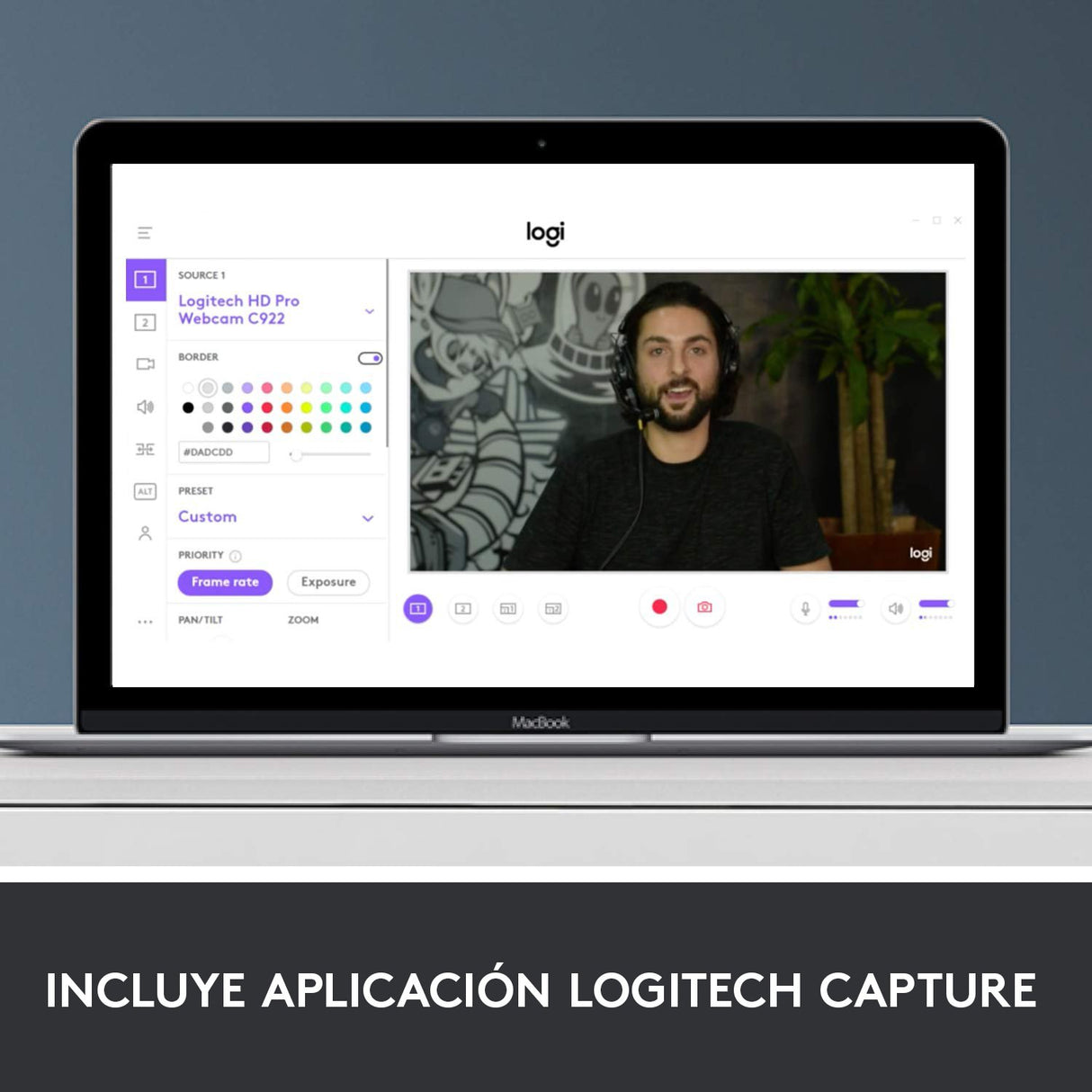 EAN 5099206061309 - Logitech 960-001055 cámara web 3 MP 1920 x 1080 Pixeles USB Negro imagen 8