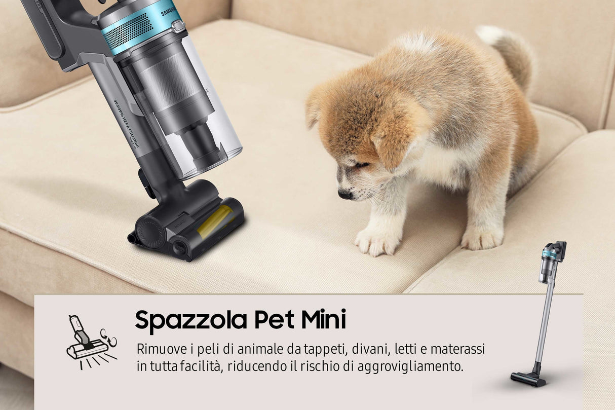 EAN 8806095108803 - Samsung VS20B75AGR1 Aspiradora escoba 2 en 1 Batería Secar Sin bolsa 550 W Negro, Color menta imagen 8