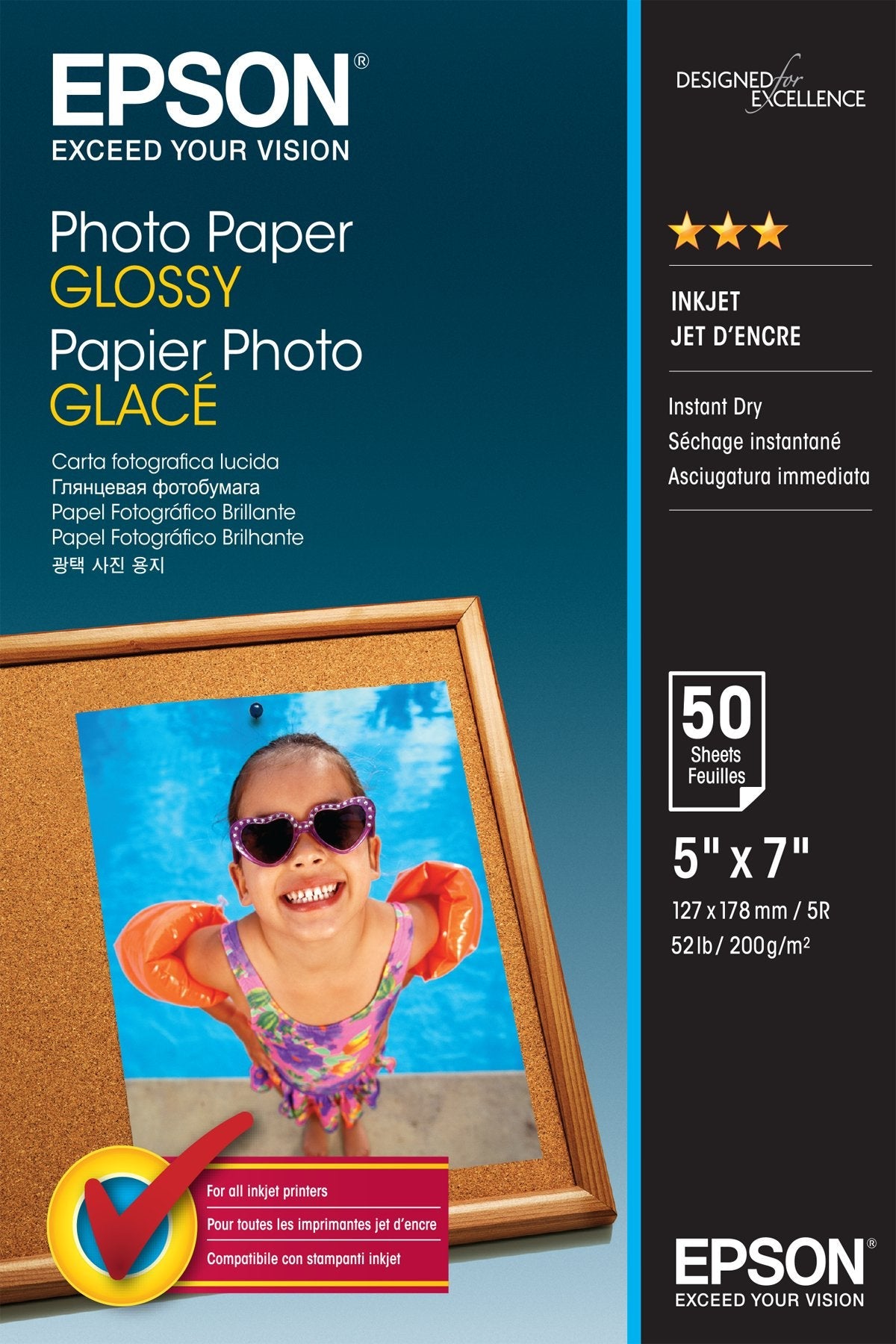 EAN 0010343907843 - Epson Photo Paper Glossy Brillo imagen 1